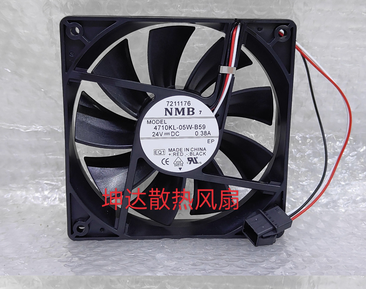1PCS NMB-MAT 4710KL-05W-B59 Cooling Fan 12CM 24V 0.38A inverter ZX2