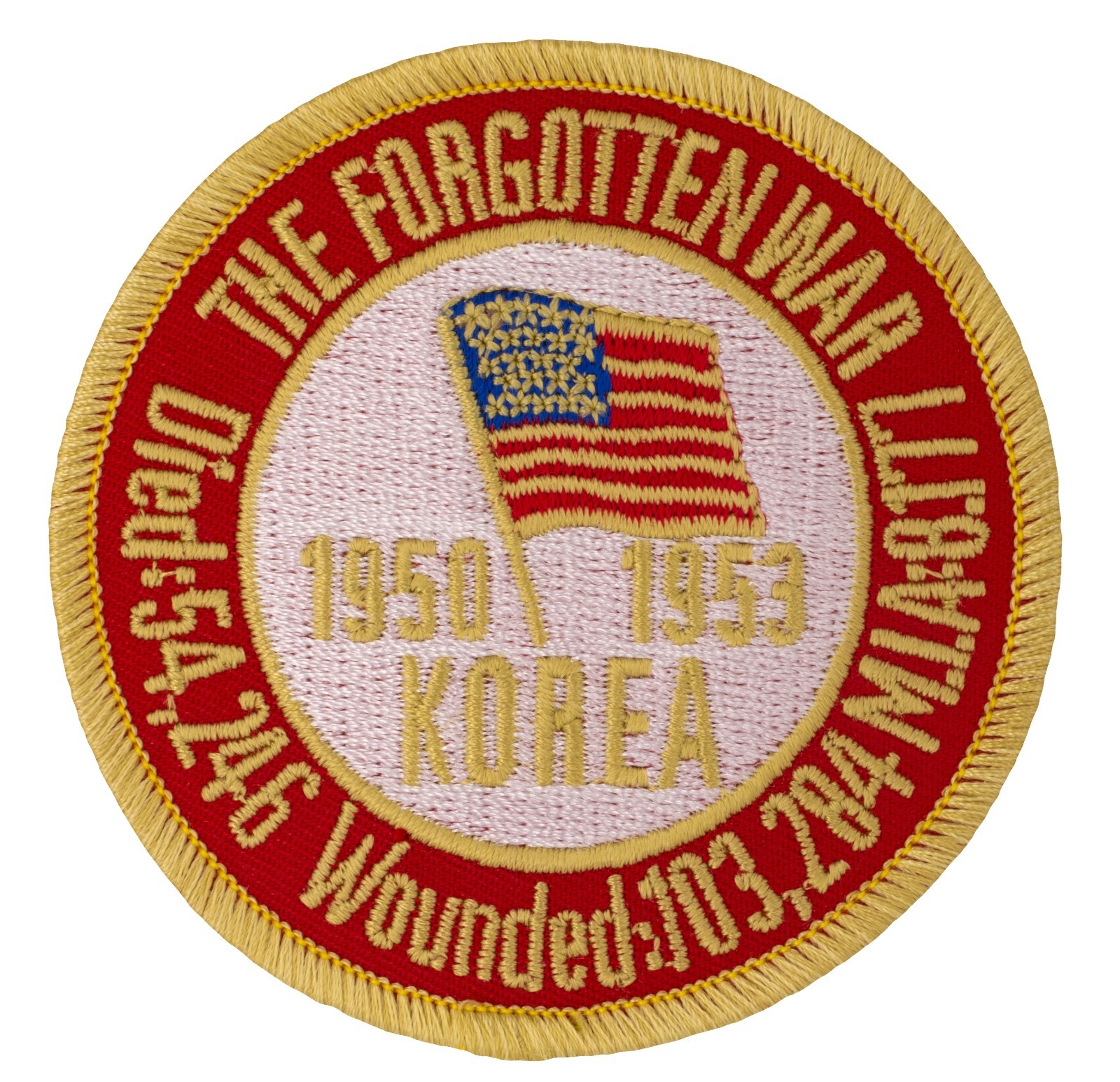 Korea - The Forgotten War Patch (338) 3" Round Embroidered Patch 59377