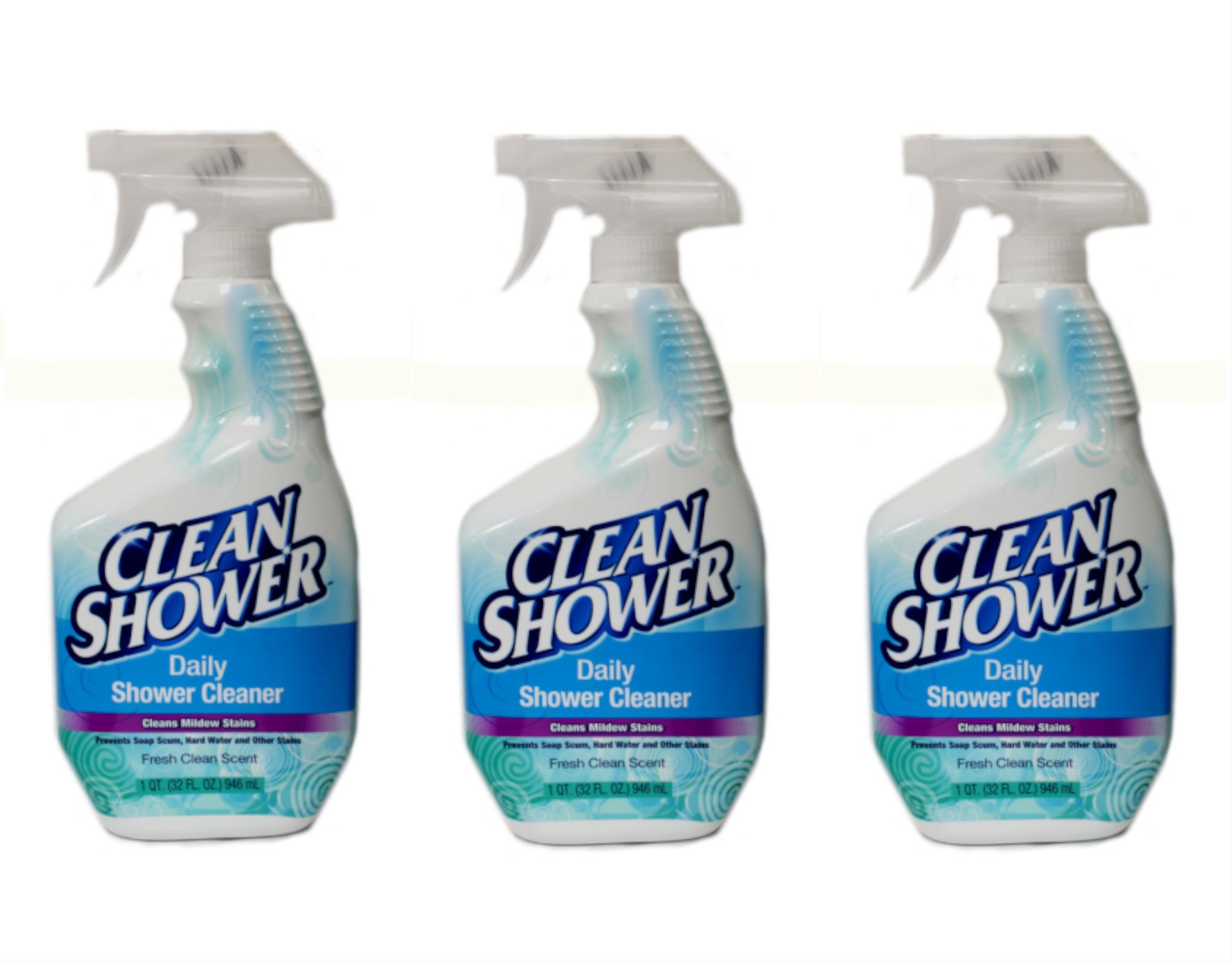 Clean Shower Original Daily Shower Spray, 32oz. - Pack of 3