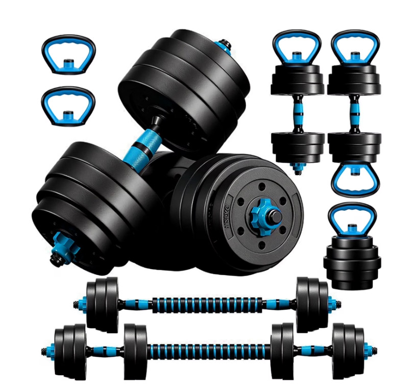 Adjustable Dumbbells, 45LBS 4-in-1 Portable Changeable Dumbbell