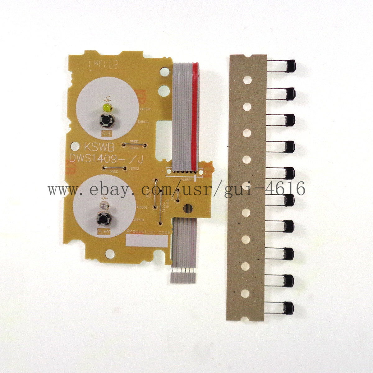 CDJ 2000 KSWB PLAY PAUSE&CUE SWITCH PCB ASSEMBLY( DWS1409) +10Pcs buttom yellow
