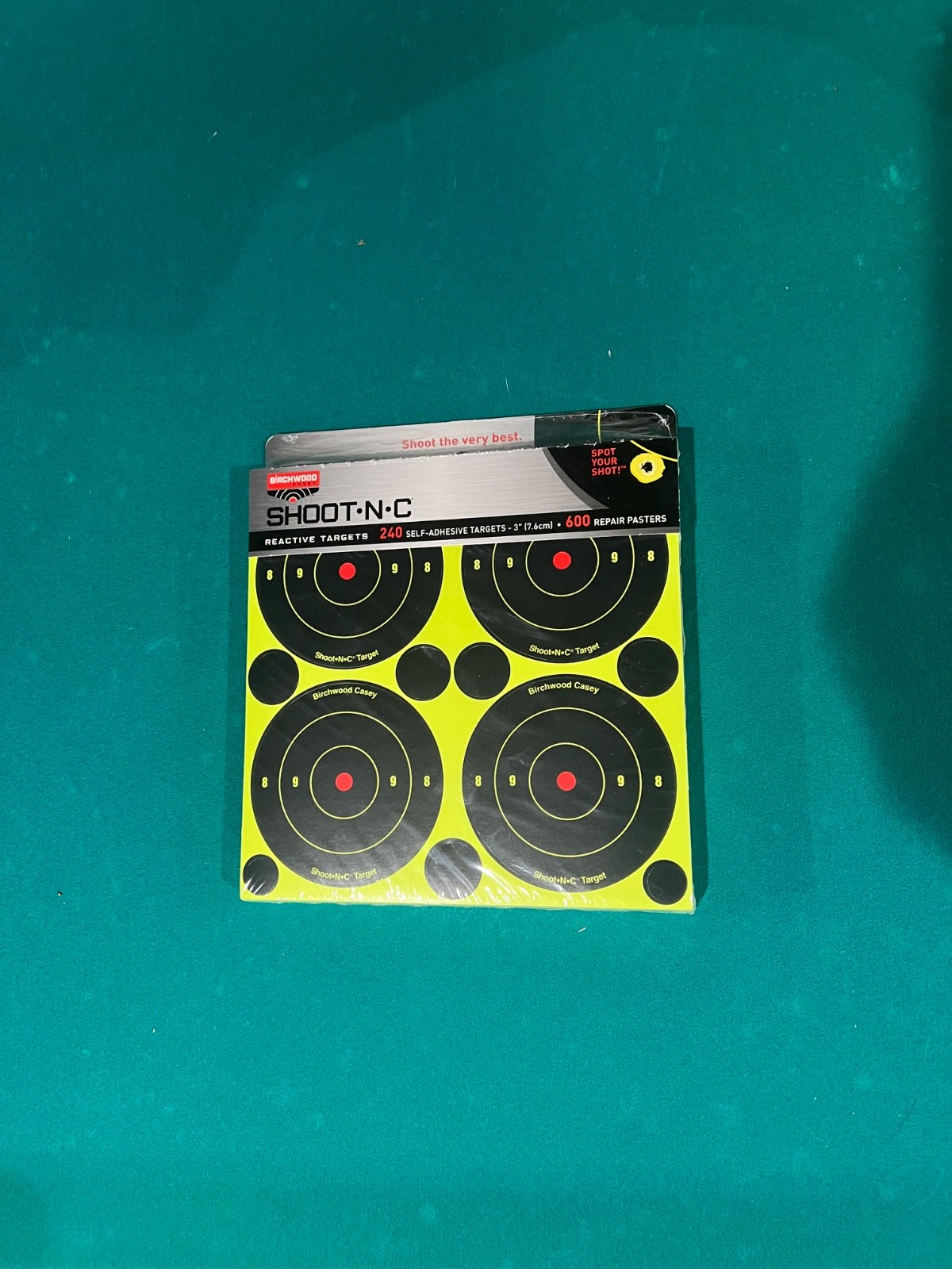 Birchwood Casey Shoot•N•C 3 Inch Self-Adhesive Target, 240 Targets   BC-34375