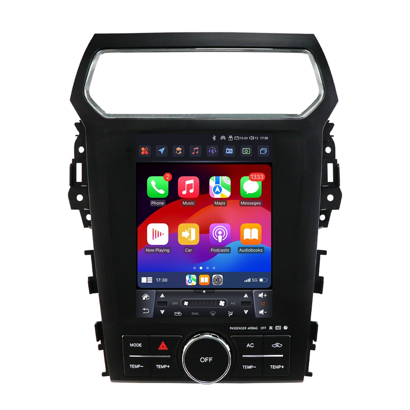 9.7" Tesla Style For Ford Explorer 2011-2019 Car Radio Stereo CarPlay GPS Navi