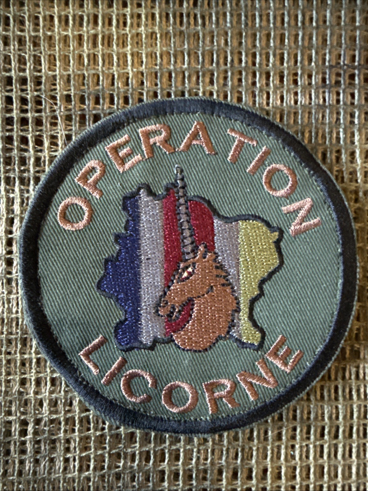 French Army Africa Operation Mali Operation Unicorn Patch