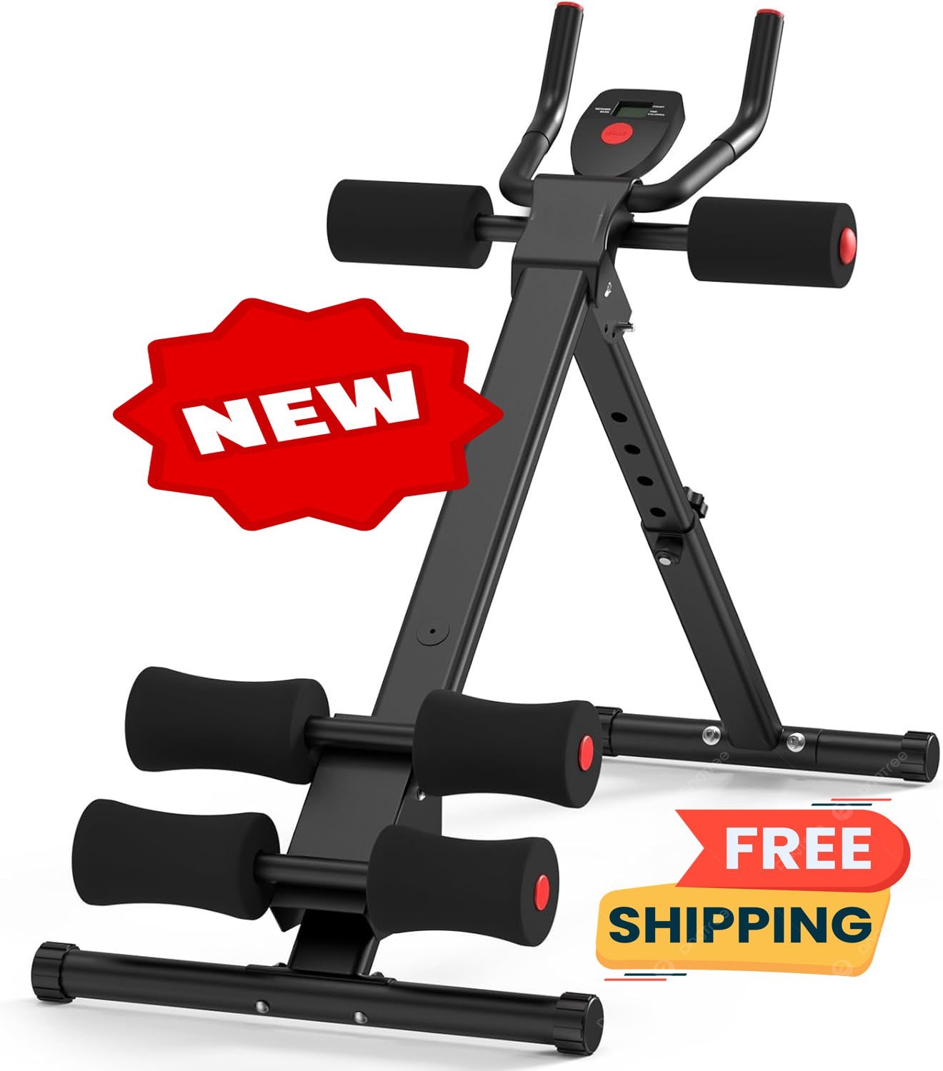 Máquina de ejercicios ajustable para abdominales, plegable, equipo de entrenamie
