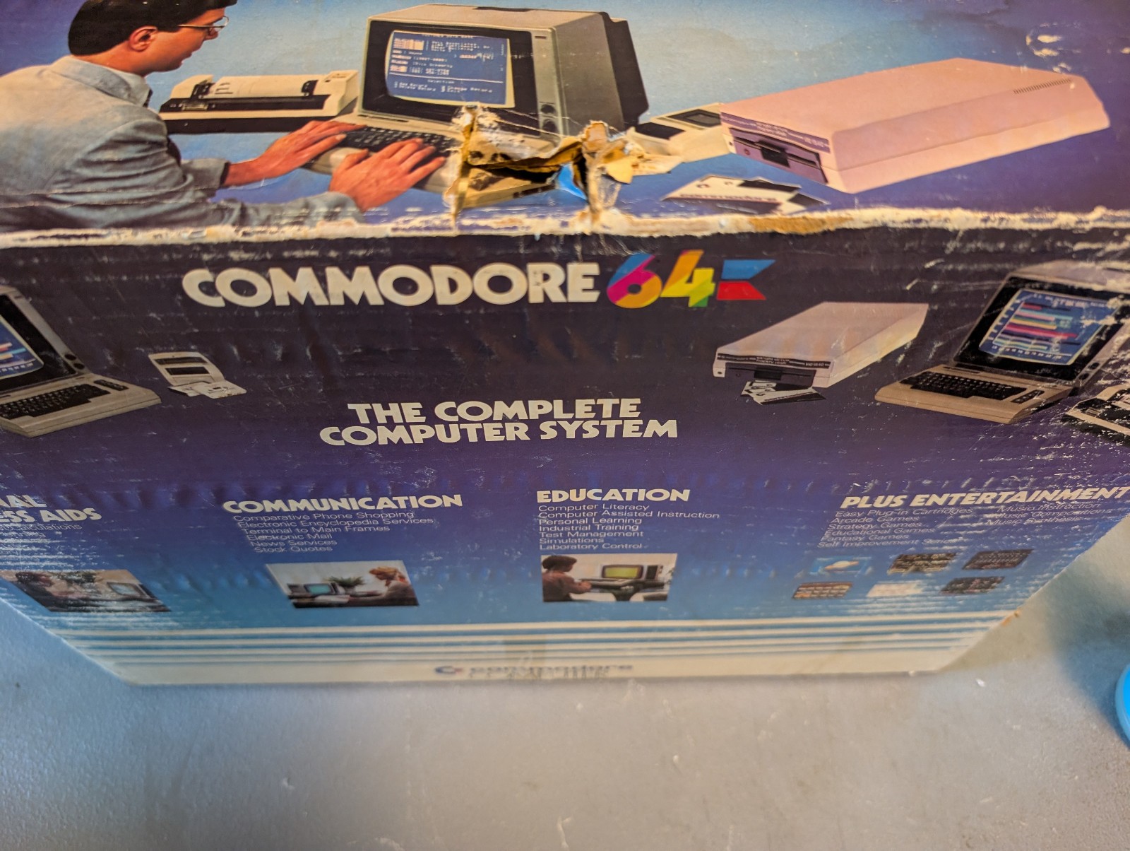 Commodore C64 - Refurbished, box and fully tested with power supply