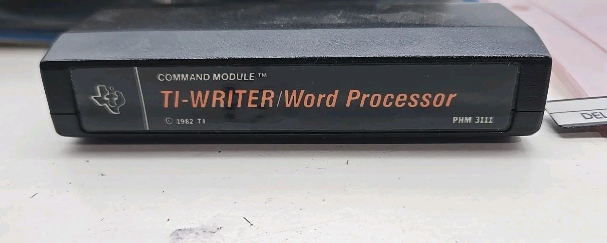 Texas Instruments Home Computer Binder TI-WRITER/WORD PROCESSOR TI-99/4A (22)