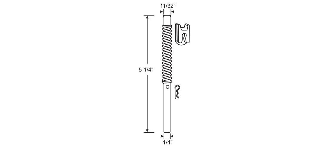 Brixwell 1-145 Bifold Pin Assembly