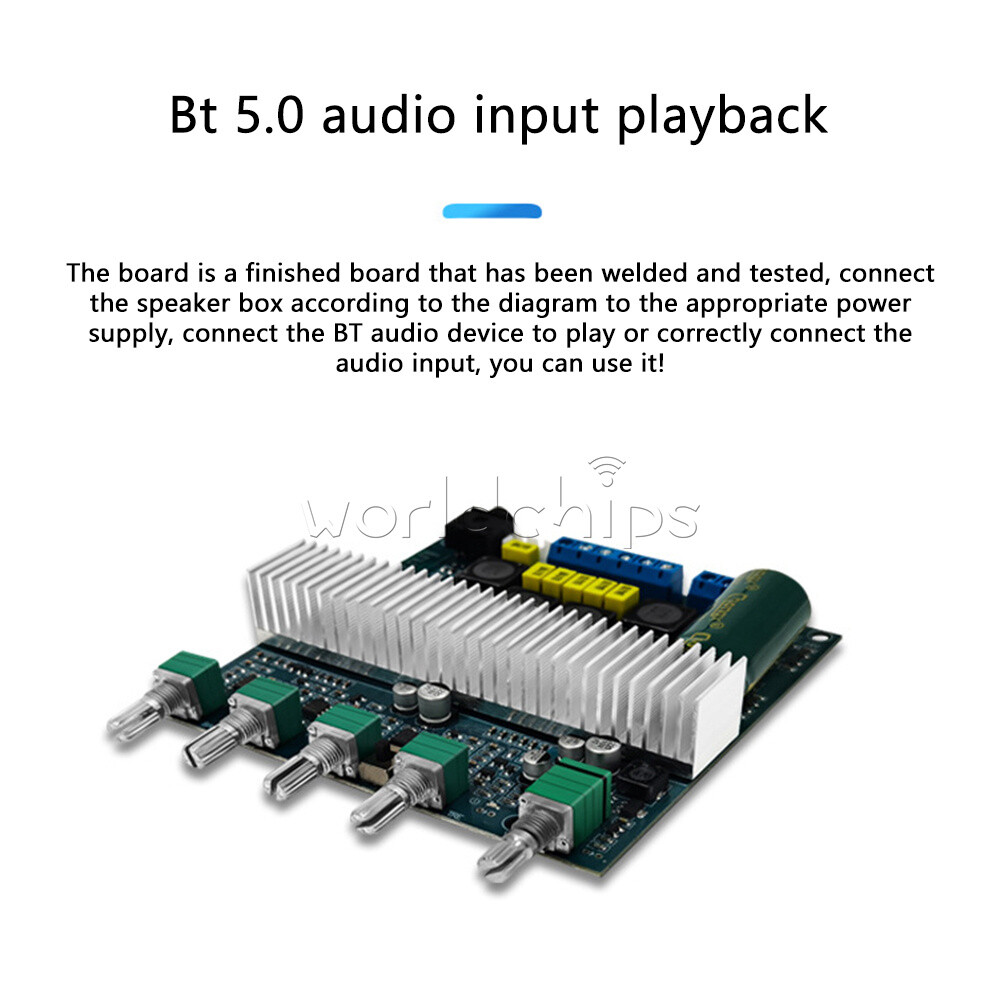 TPA3116 Amplifier Audio Board 2.1 HiFi Bluetooth Digital Power Amplifier Board