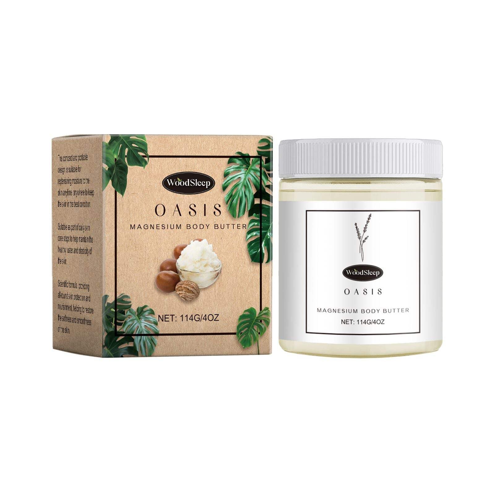 WoodSleep Body Moisturizing Cream - Shea Butter Moisturizing and Hydrating Body