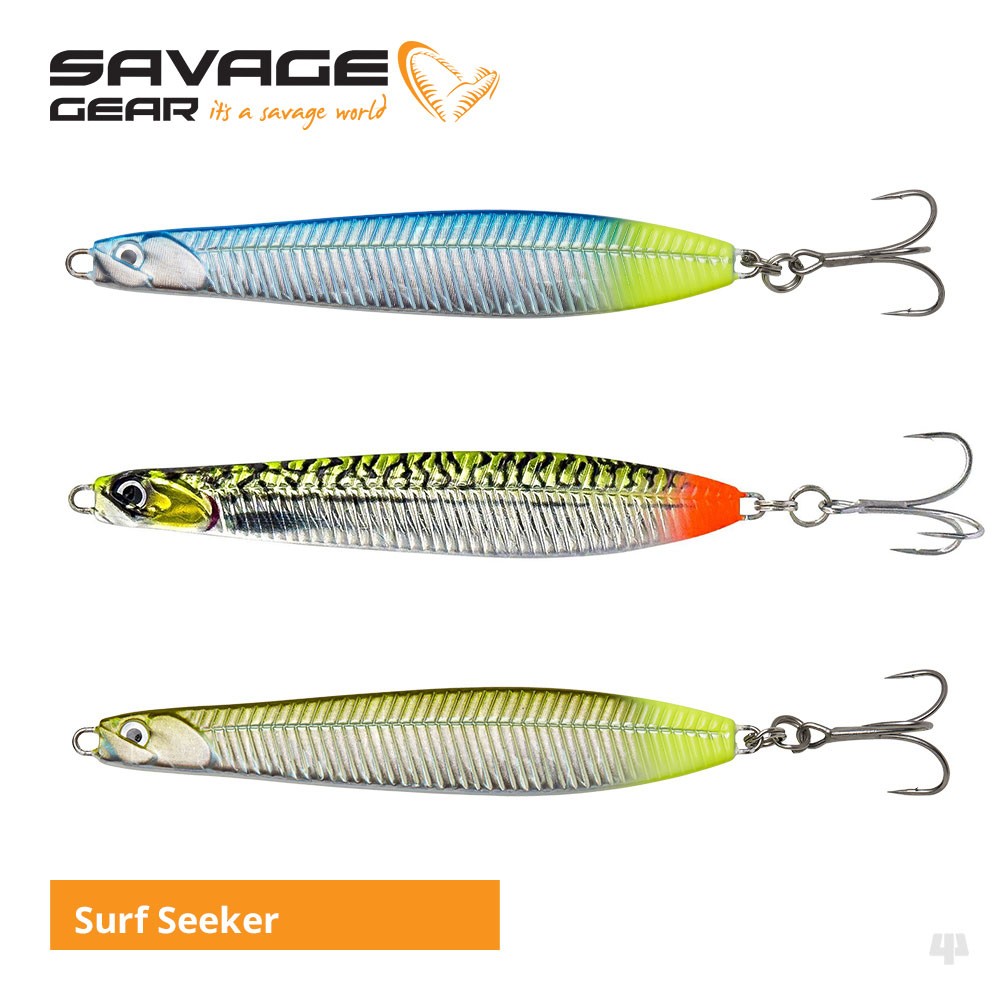 Savage Gear Surf Seeker Lures - Bass Cod Pollock Sea Trout Salmon Fishing Tackle