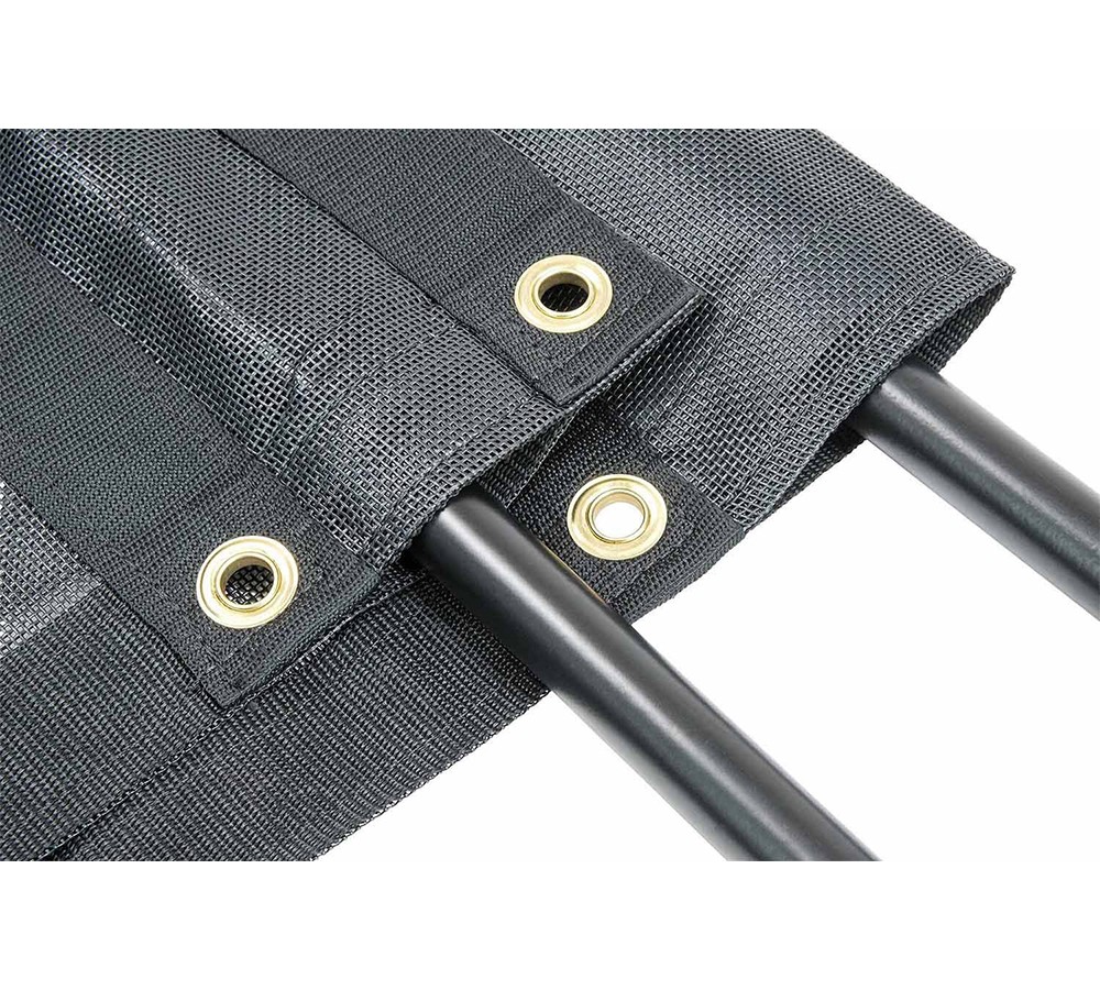 8'x14' Dump Truck Mesh Tarp with 5" 18Oz Double Pocket & Grommets, Vinyl Coated