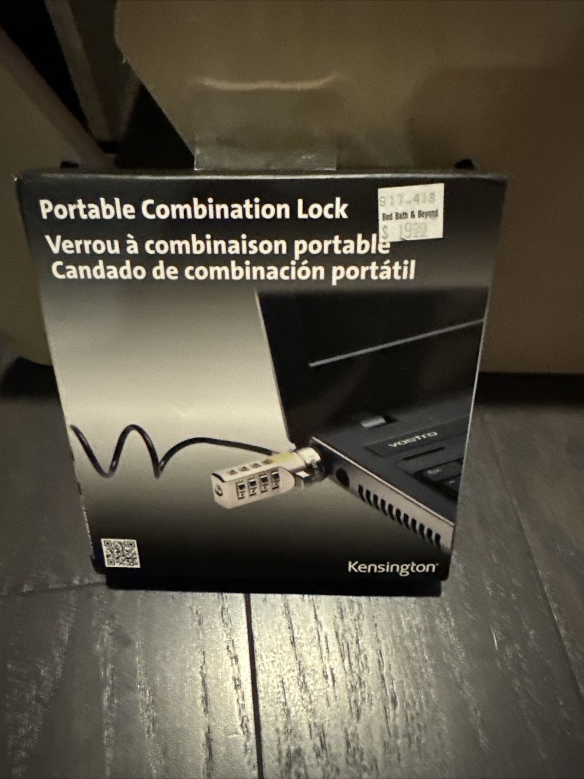 NEW Kensington Portable Combination Lock For Laptop Sealed Box K64670AM