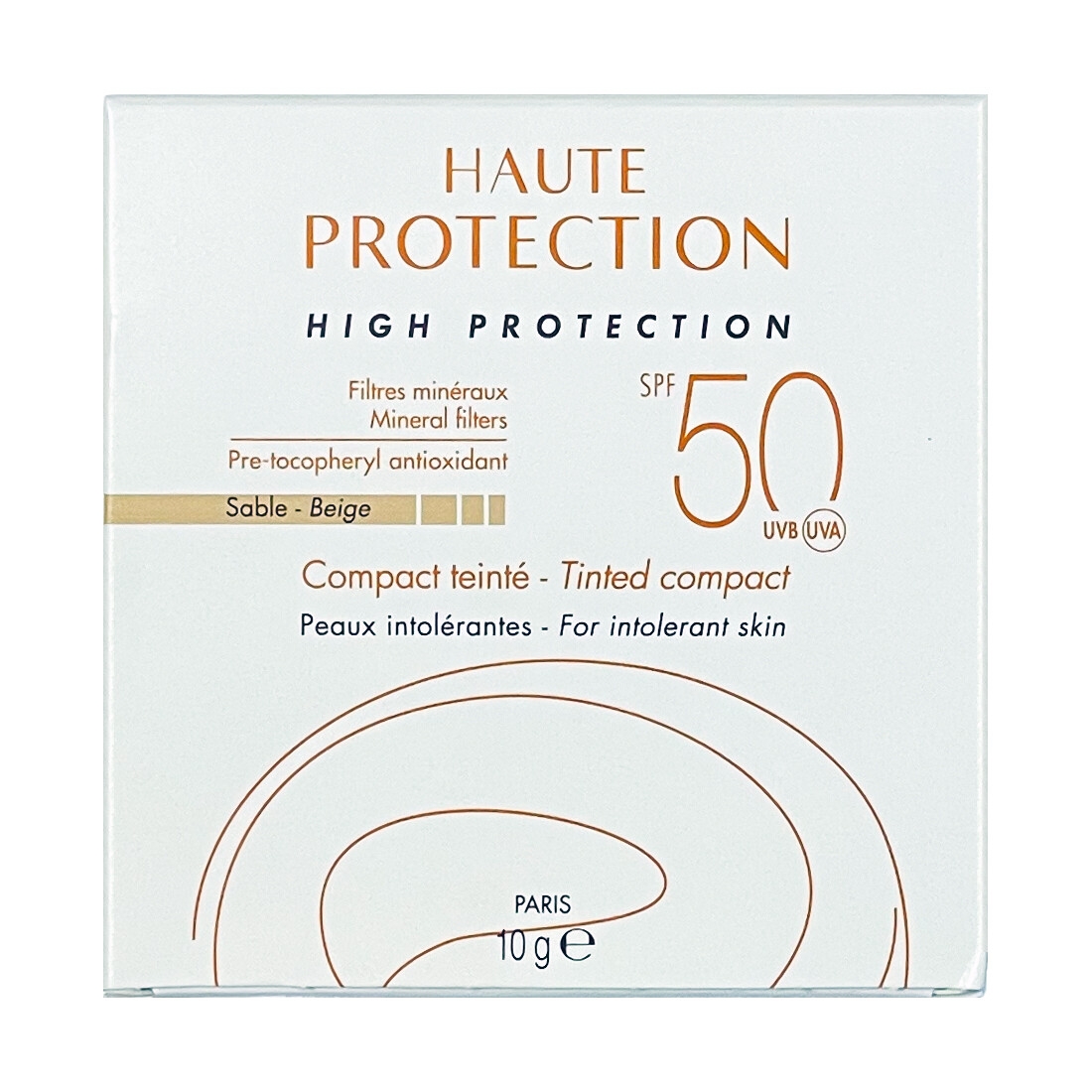 Avene HIGH PROTECTION Tinted Compact SPF50 - Sable Beige 10g - Exp: 02/2026