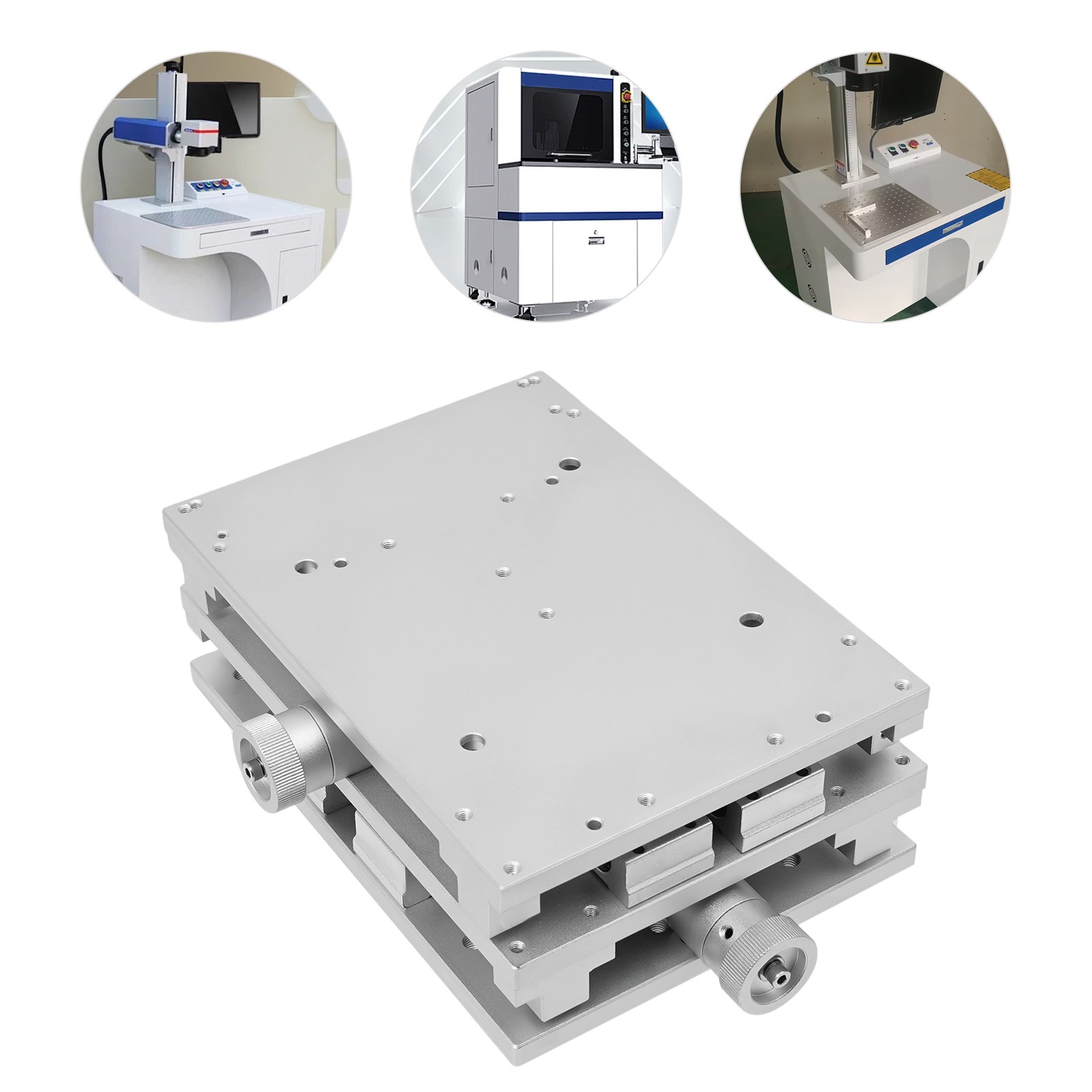 XY Axis 2 Axis Positioning Work Table Laser Marking Machine Adjustable Workbench