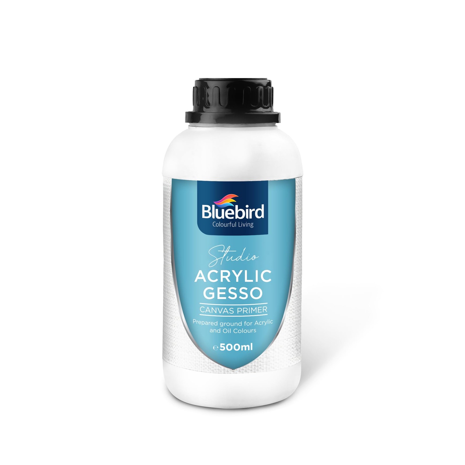 Acrylic Gesso Liquid Primer Surface Prep Medium White 16.9 Fl Oz