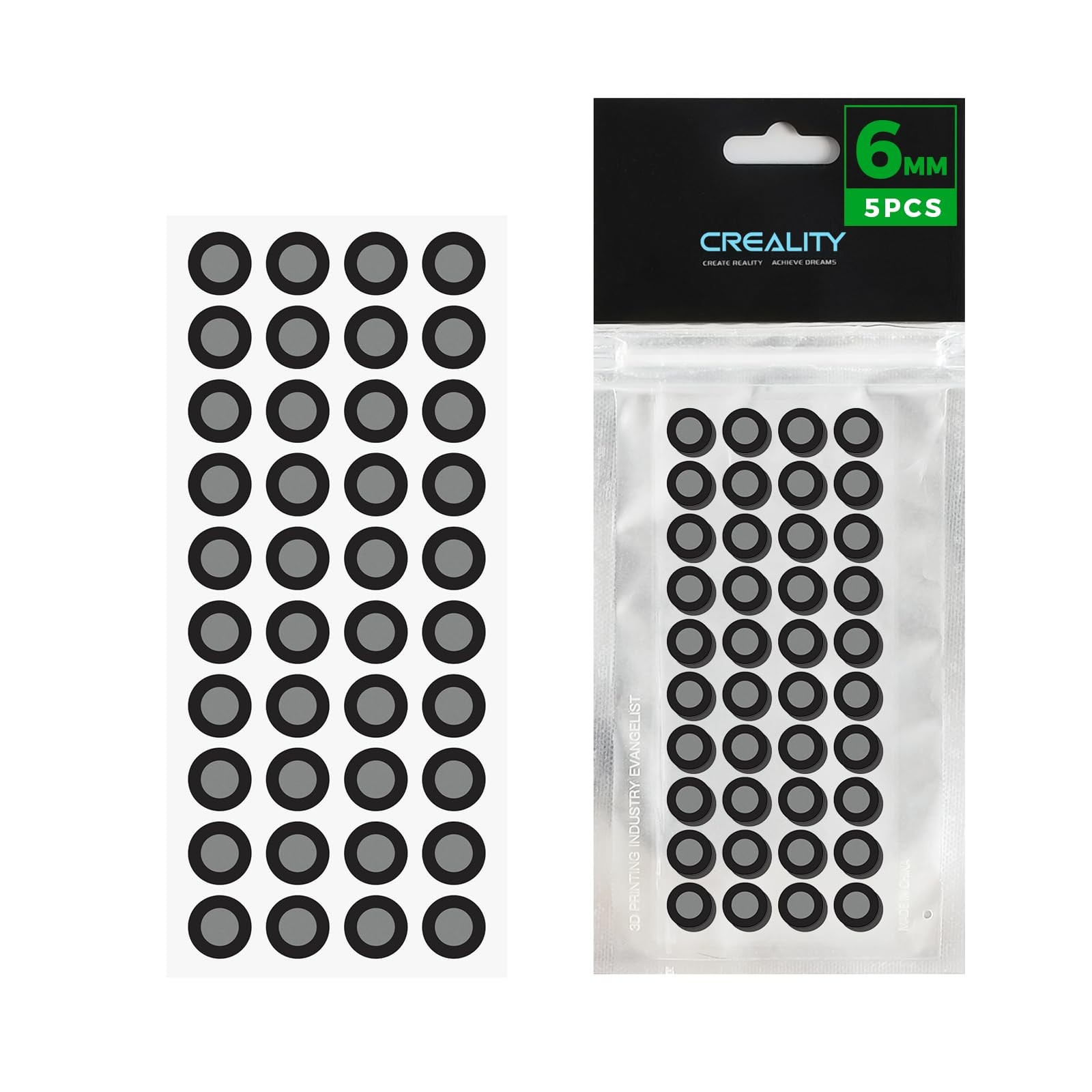 Creality Official 6.0 mm 3D Scanning Marker for Scanner, 6mm 5 sheet
