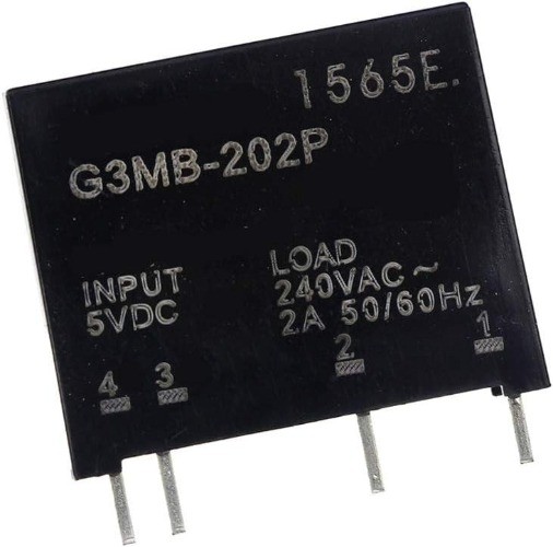 5pcs G3MB-202Pack Solid State Relay Module G3MB 202Pack DC-AC PCB SSR In 5V DC
