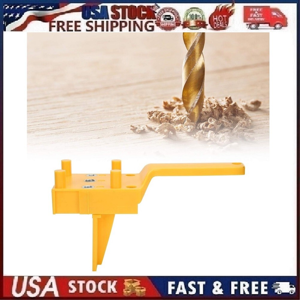 Woodworking Locator Carpentry Wood Doweling Drill Handheld Pocket Hole Jig