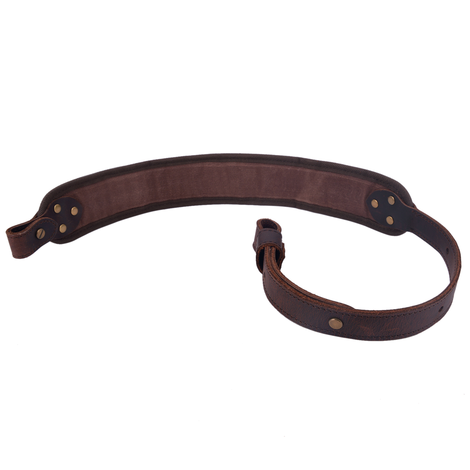Leather Canvas Rifle Sling Shotgun Shell Slots Straps For .30/30 .308 12GA .22LR