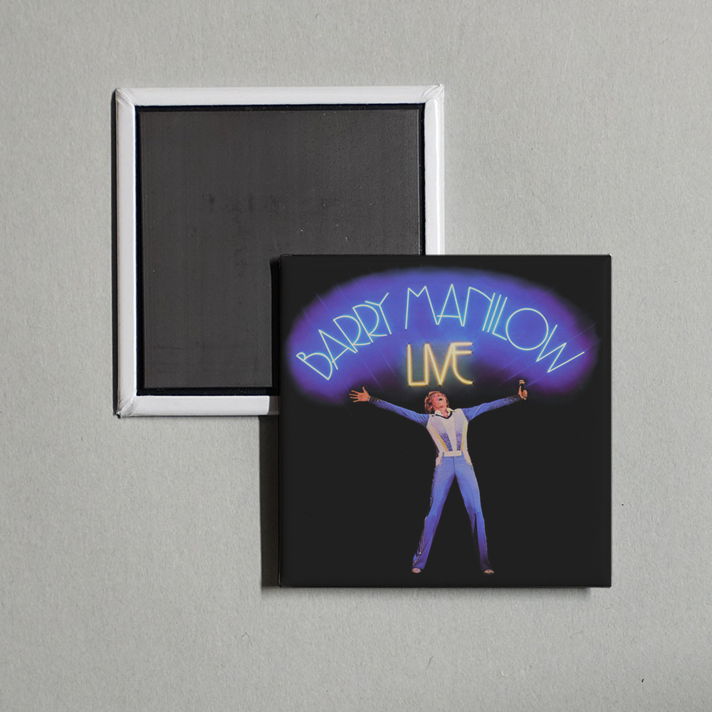Barry Manilow - Live (Legacy Edition) Album Cover Locker Fridge Magnet