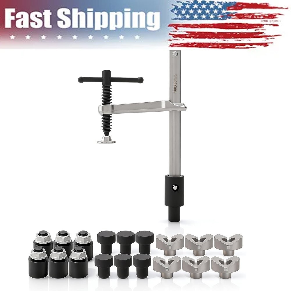 Welding Table Clamps and Fixture Pins, 19pcs 5/8in V Blocks, Round Pins US Stock