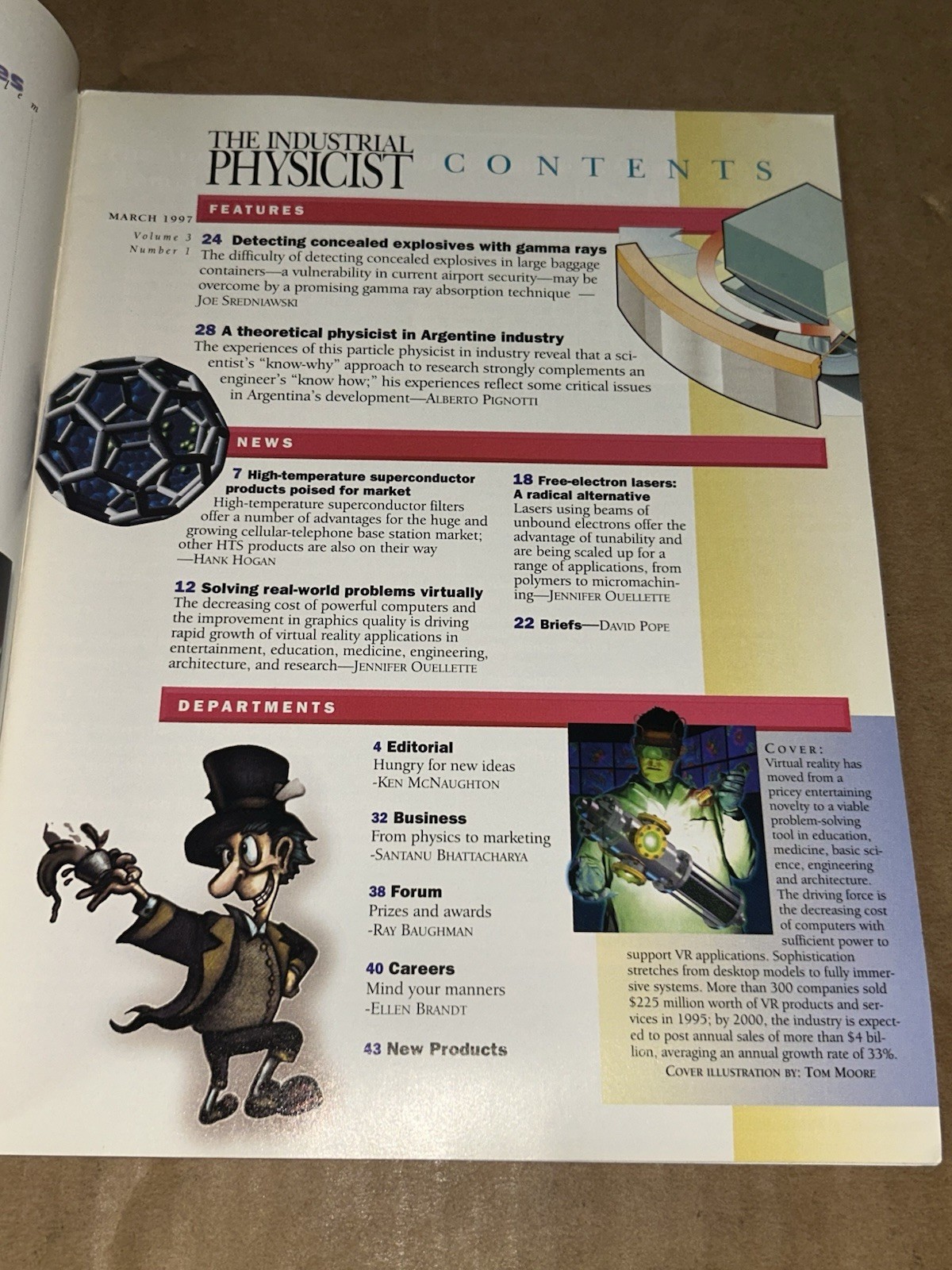 The Industrial Physicist Magazine 1997 Virtual Problem Solving Vol. 3 Issue #1