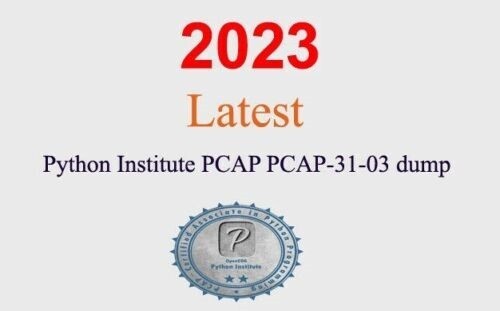 Python Institute PCAP PCAP-31-03 dump GUARANTEED (1 month update)