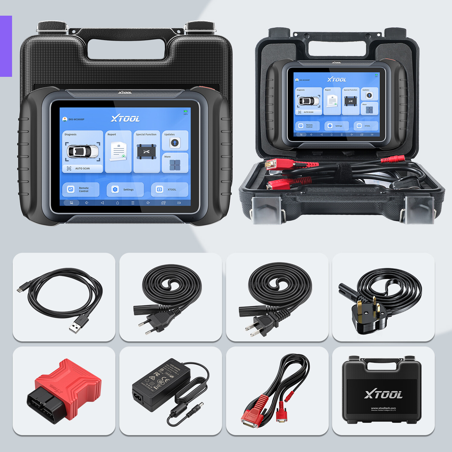 XTOOL D8S Automotive Diagnostic Tool E.CU Coding Full System Topology Mapping