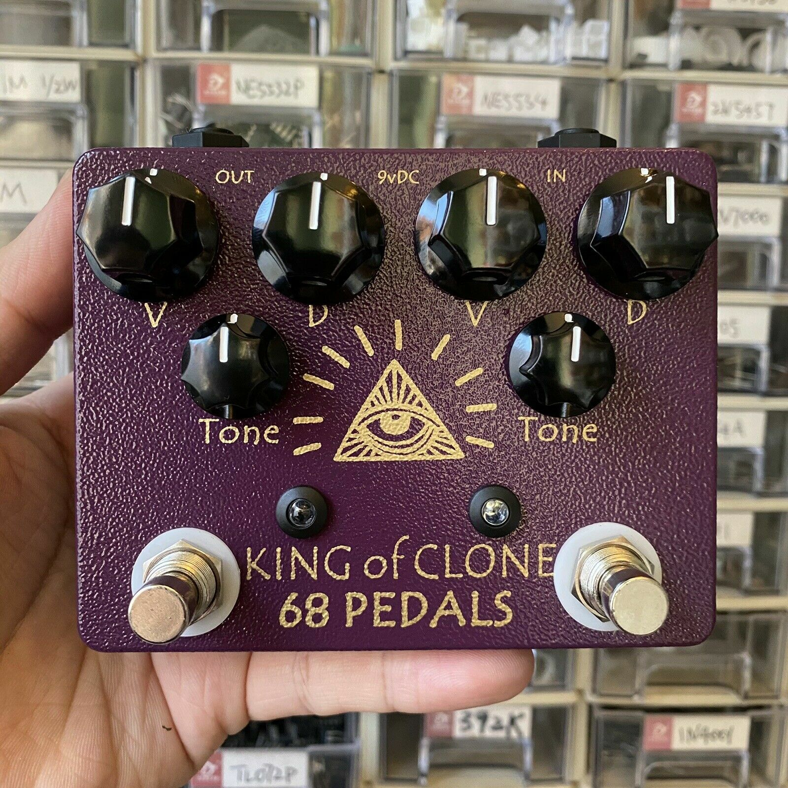 Hot  68pedals King of Clone Overdrive KOT King of Tone