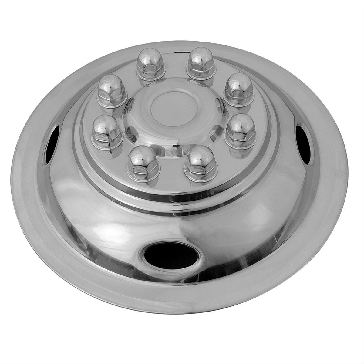 Ford 16" 8 lug motorhome hubcap rv simulator front snap on stainless new