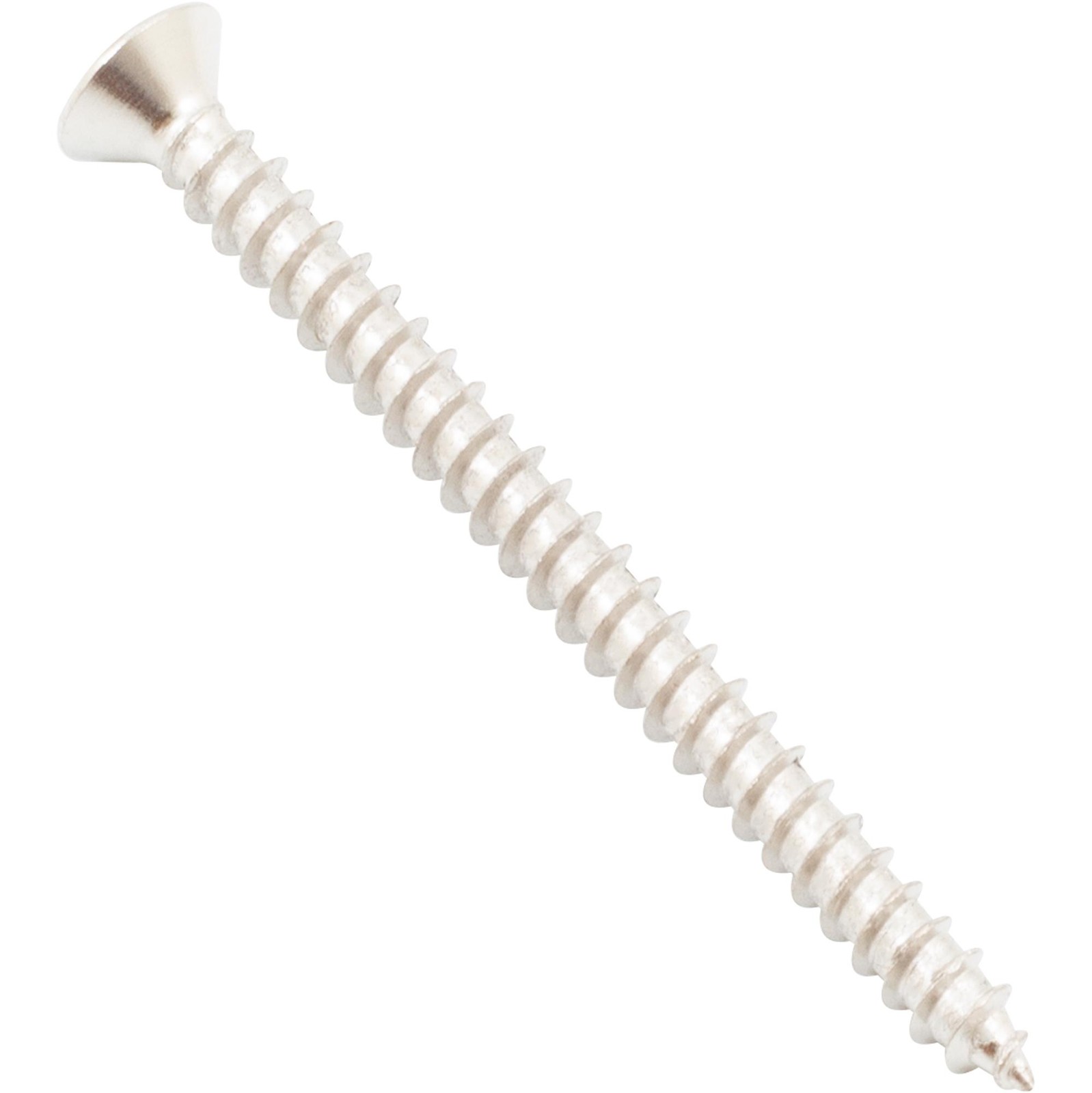 Door Hinge Screws, #9 x 2-1/4", 6-Pack, Satin Nickel by Stone Harbor Hardware