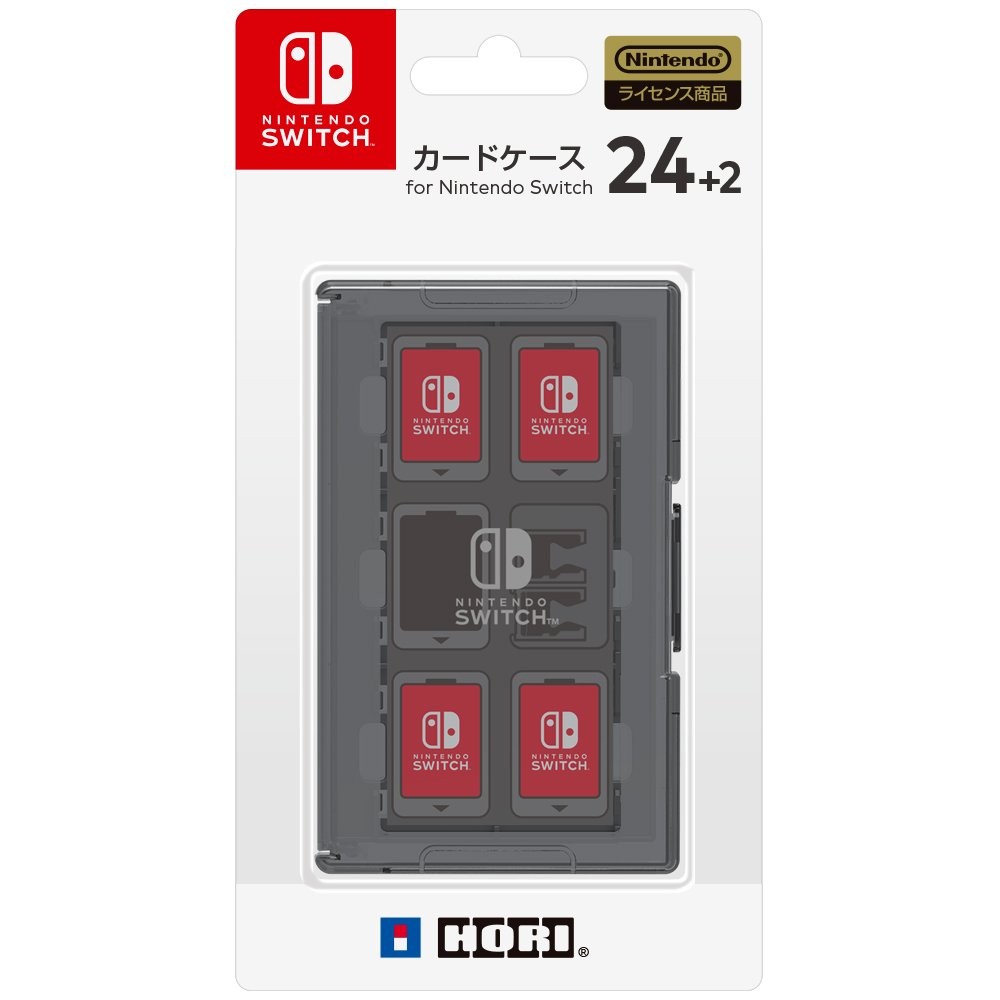 HORI Card Case 24+2 for Nintendo Switch, Black