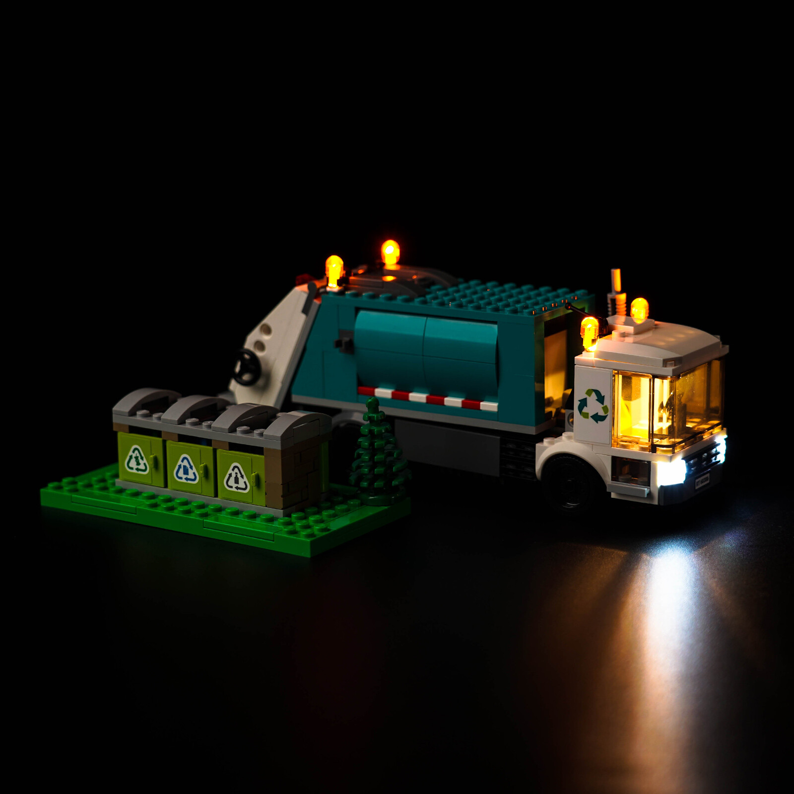 LocoLee LED Light Kit for Lego 60386 Recycling Garbage Truck Creative Lighting