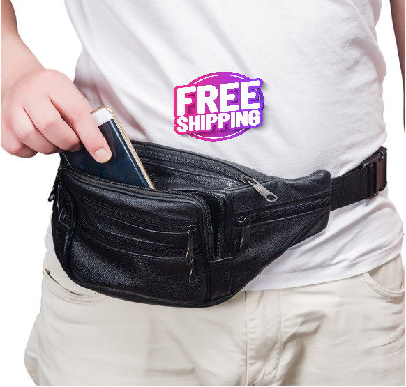 Rinonera Para Hombre Bolso La Cintura Carteras De Fanny Packs Bag Color Negro US