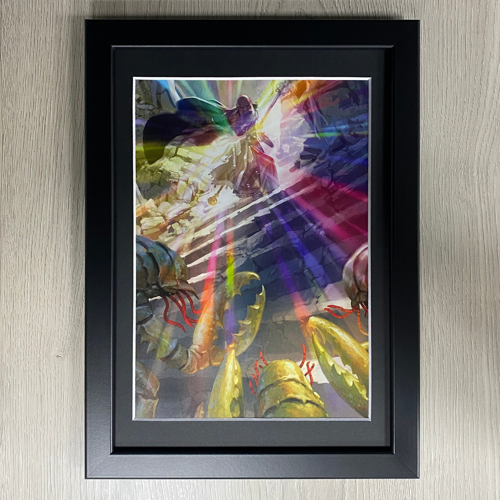 DUNGEONS & DRAGONS FRAMED ART: WIZARD, SORCERER, MAGE, D&D