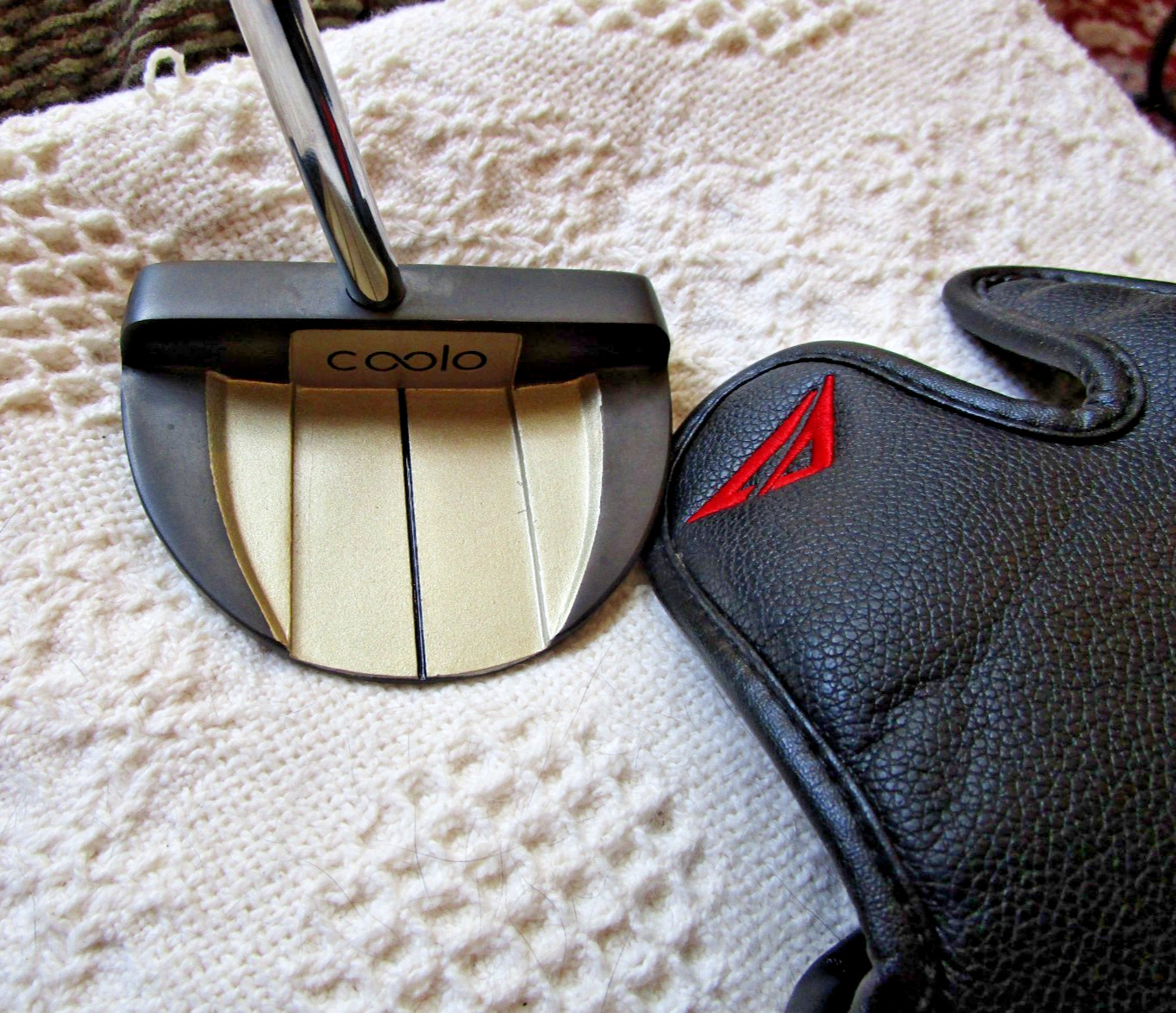 COOLO Low Torque Mallet Golf Putter, 38 inches long , putter cover