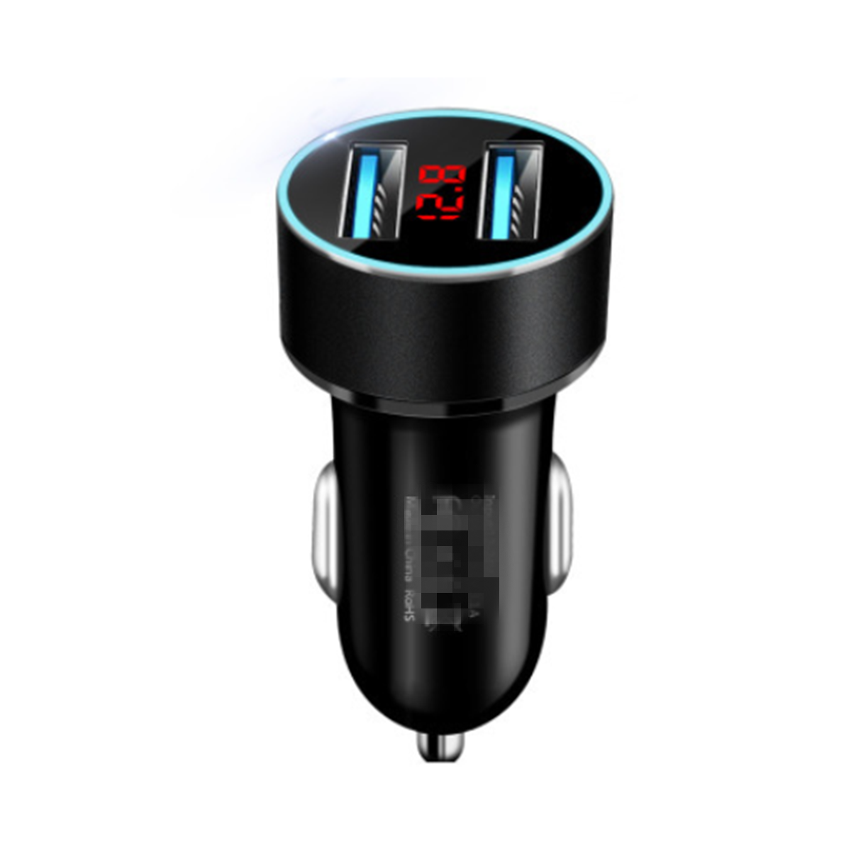 Dual USB Car Charger LED Voltage Display Cigarette Lighter Power Outlet Socket