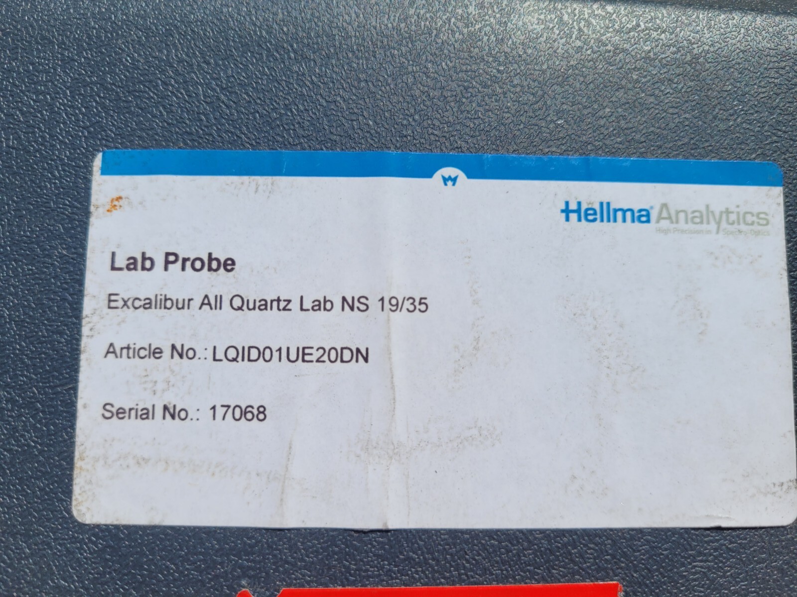 Hellma Analytics Excalibur All Quartz Immersion Probe