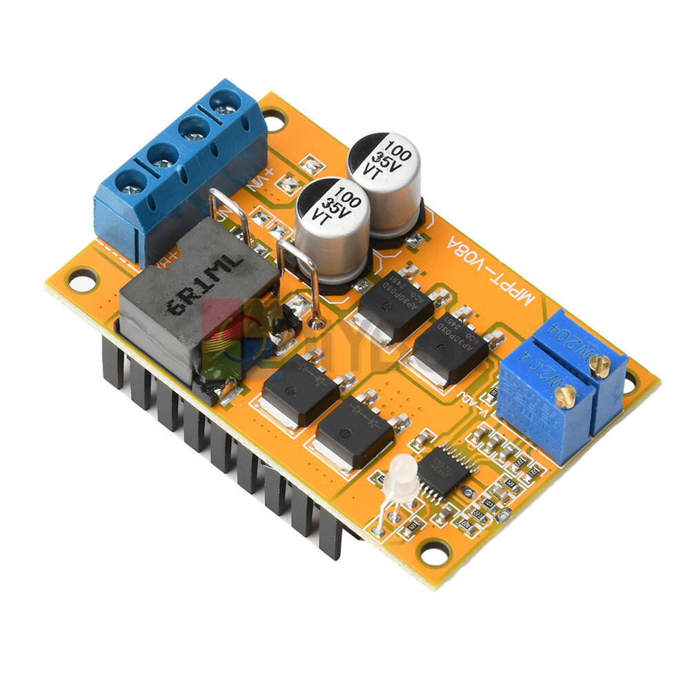 DC 8-28V 5A 100W MPPT Solar Panel Regulator Controller 9V 12V 24V Auto Switch