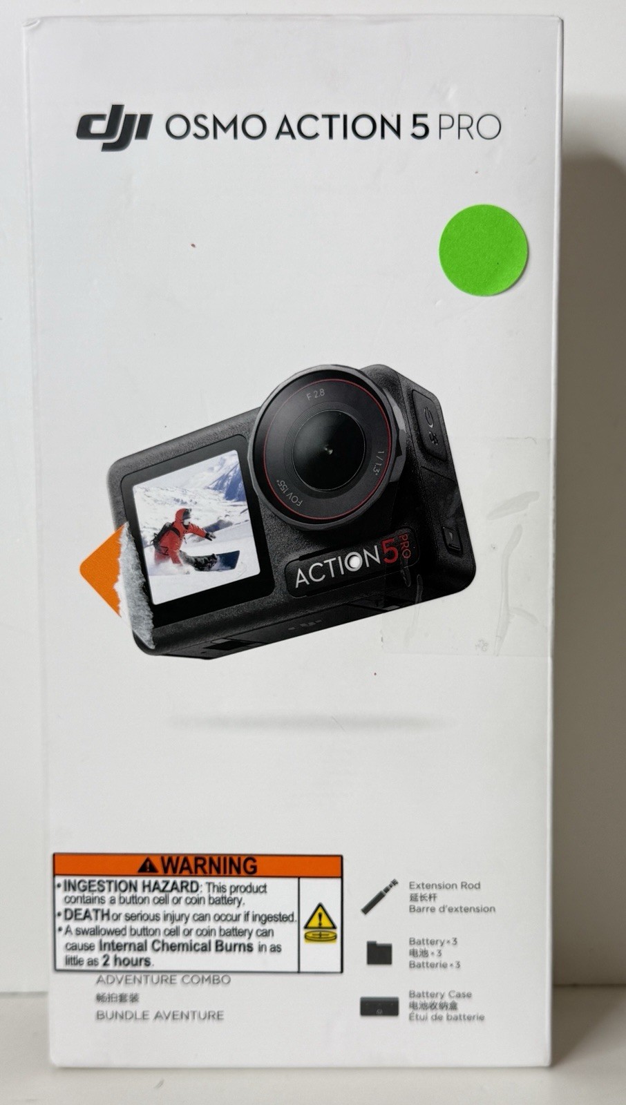DJI Osmo Action 5 Pro Adventure Combo Action Camera