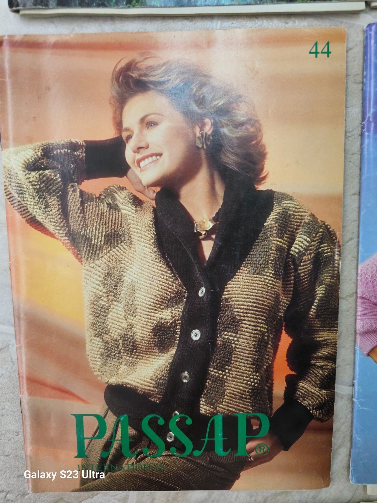 (8) Passap DM80 E6000 Knitting Machine Patterns Magazines #37,41,43,44,47-50