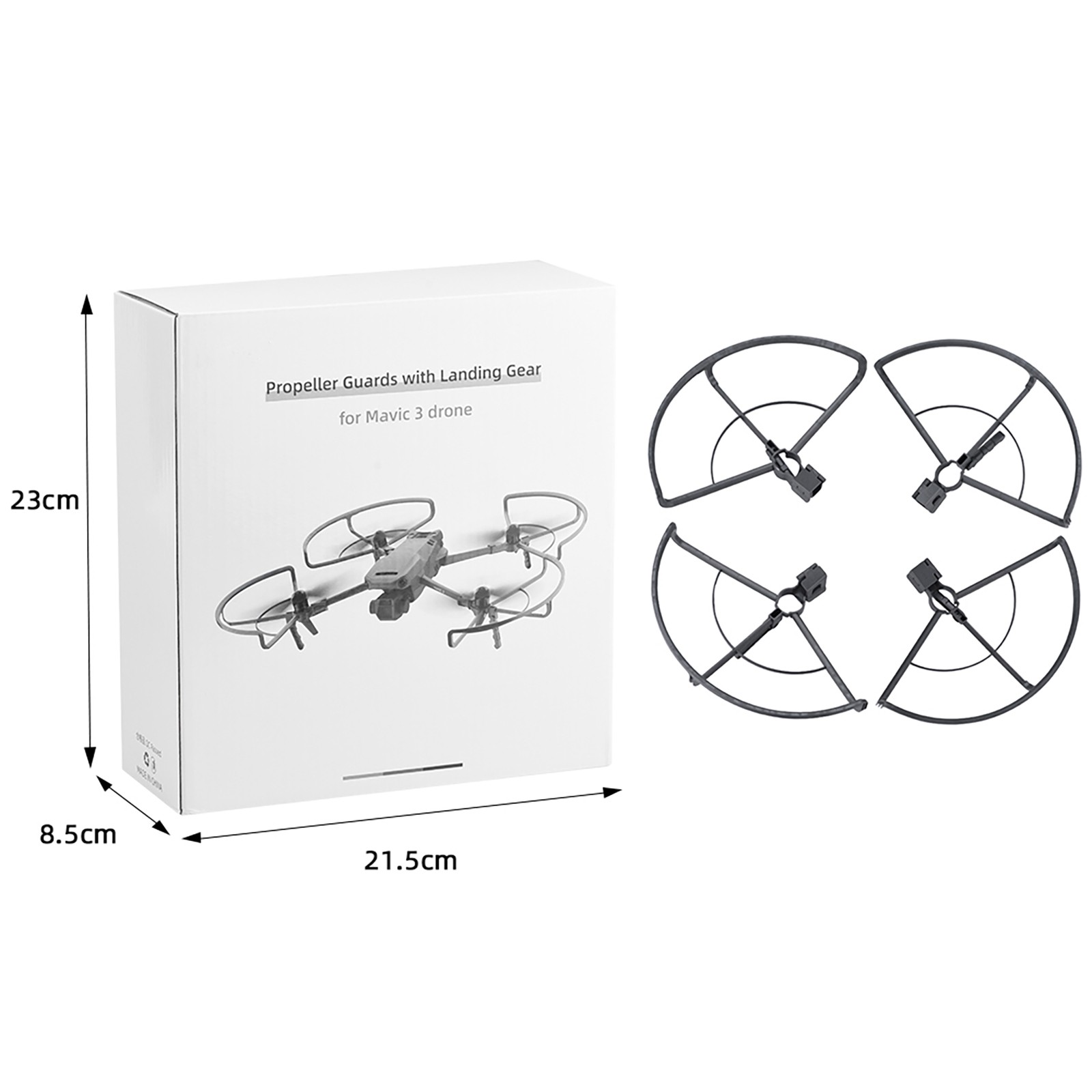 4pcs Propeller Protection Ring Blade Protector For Mavic 3/Mavic 3 Pro Drones