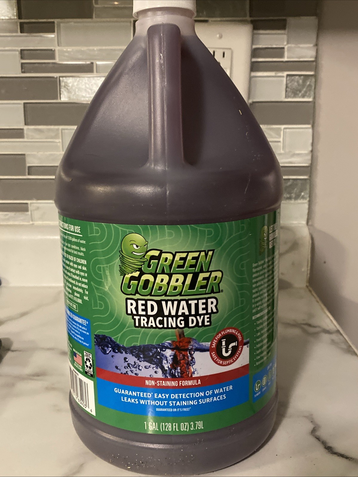 Green Gobbler Red Water Tracing Dye 1 Gallon