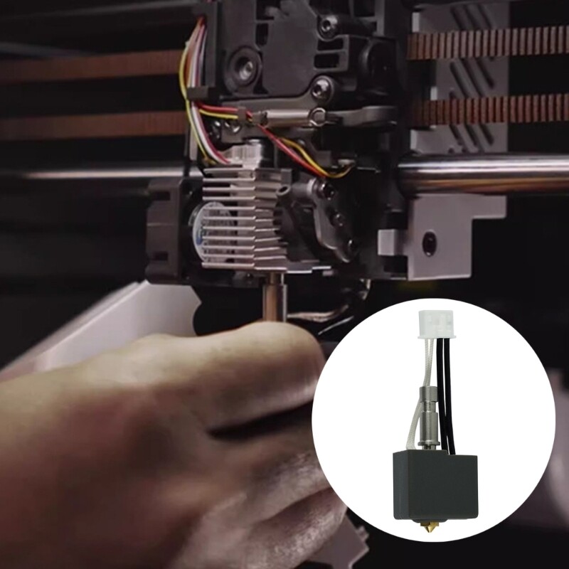 Efficient 3D Printer Hotend Component with Easy Replacement for Series