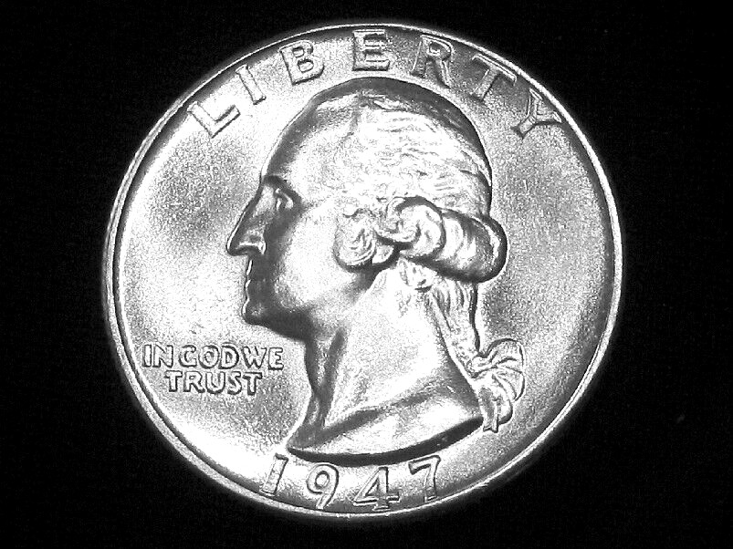 1947 Washington Quarter --- Very Choice Uncirculated