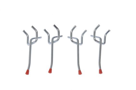Bulldog Peg Hooks 233122 2" Single Steel/Zinc