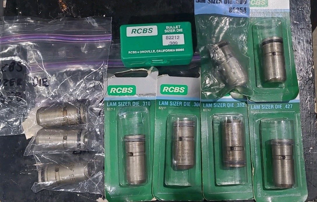 Lyman & RCBS Lube Sizer / Sizing Dies. New & Used Available. Many Sizes!