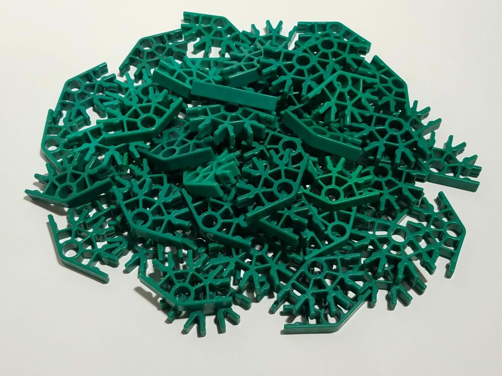 175 KNEX GREEN CONNECTORS 4-Position Bulk Standard Replacement Parts Pieces Lot