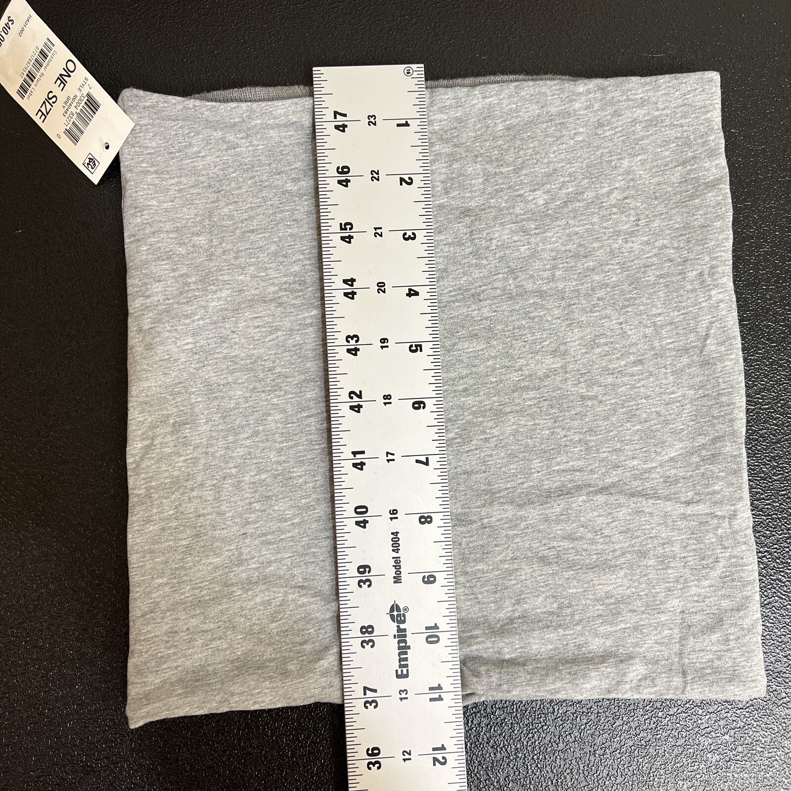 Alfani Heathered Neck Gaiter Gray OSFA